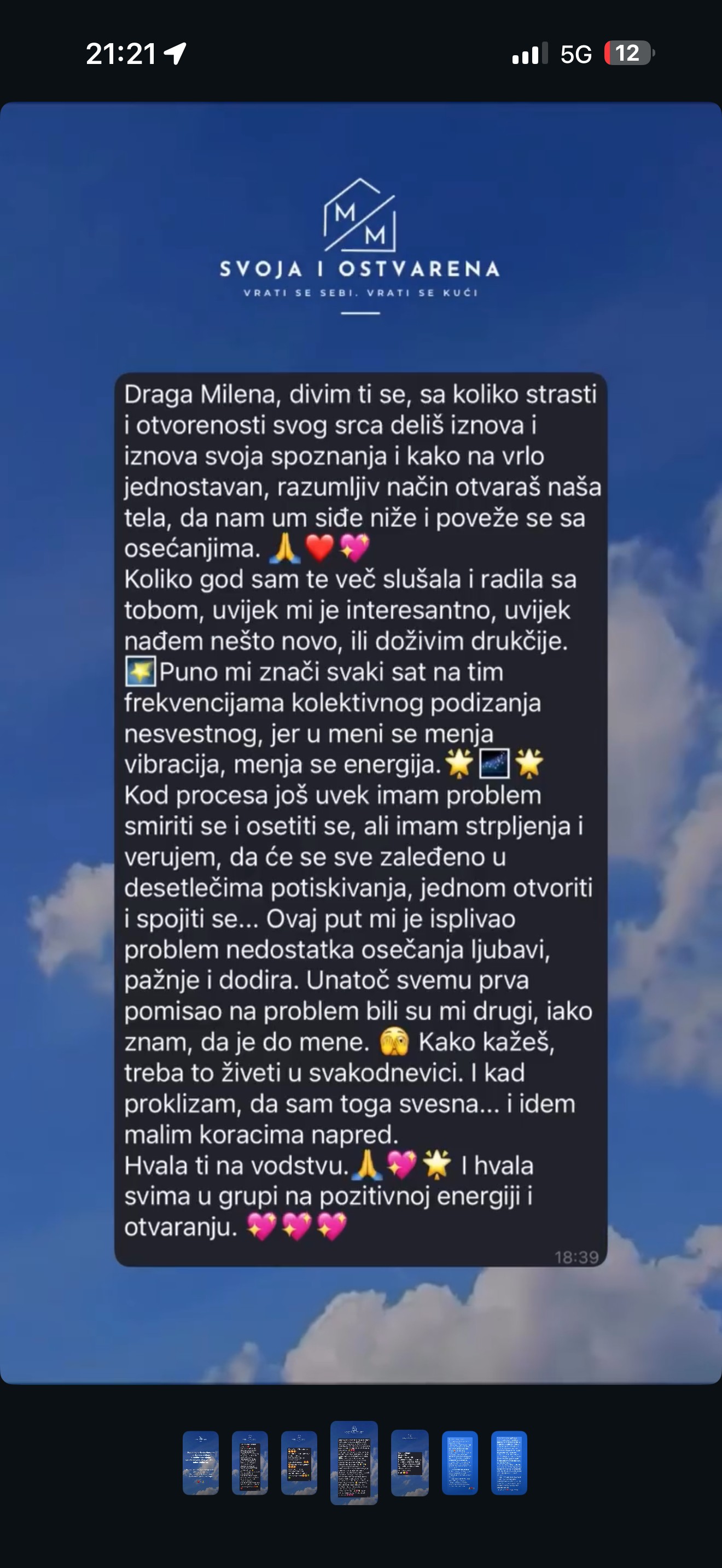 Iskustvo polaznice 1