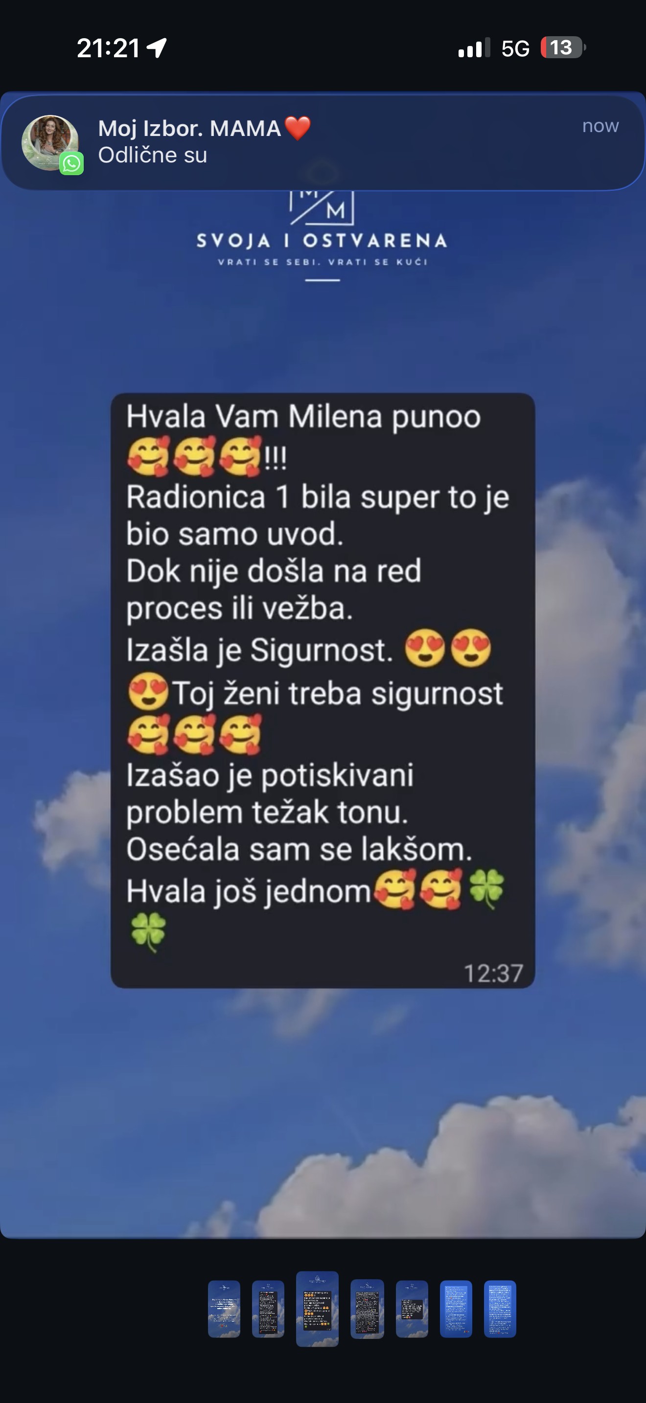 Iskustvo polaznice 8